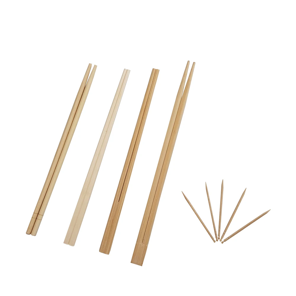 Eco Friendly Disposable Paper or Plastic Wrap Bamboo Chopsticks