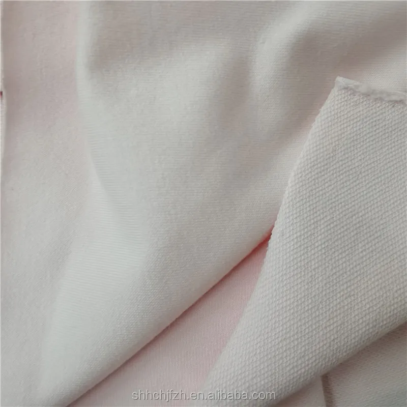 Oeko-Tex Cotton Polyester French Terry TC Terry Knitting Fabric CVC Terry Fabric For Hoodie