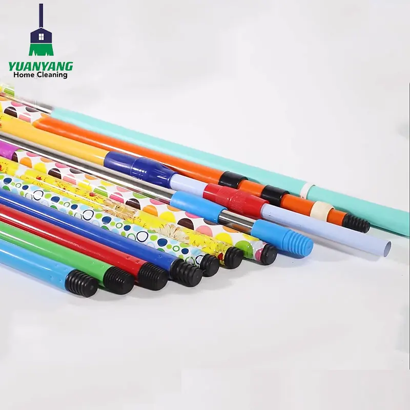 2023 hot selling metal handle broom and telescopic handle for sunflower brush