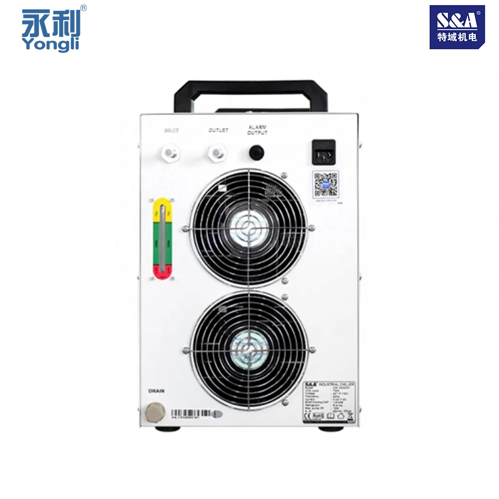 Yongli industrial 220v guangzhou S&A CW3000 cw5200 mini air cooled water chiller