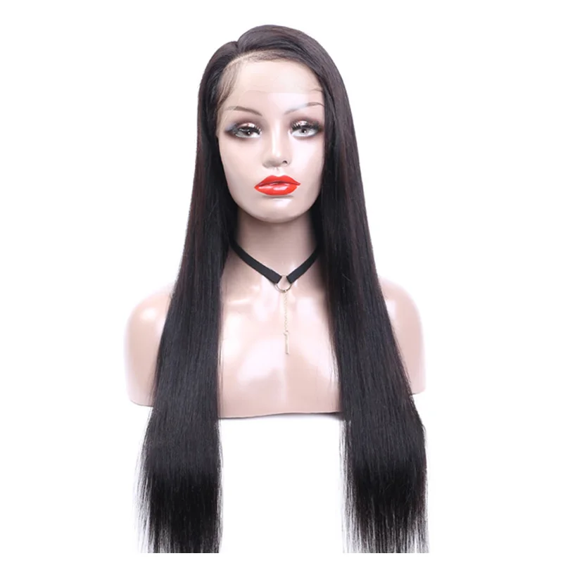 36 Silk Top Full Lace Wig 12A Grade Virgin Hair Wigs 100 Rio Brazilian Xuchang Hair 100 % Real Human Hair Bone Straight Lace Wig