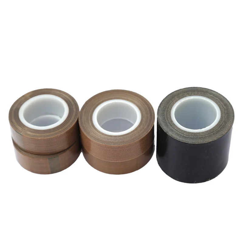 High Temperature PTFE adhesive tape PTFE fiberglass cloth with silicone glue PTFE Coated Fiberglass Adhesive Tape