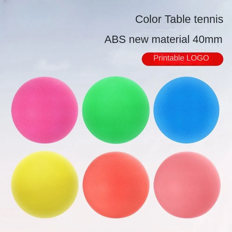 Factory Custom Colored 40mm PP Mini Table Tennis Balls Cheap Plastic Entertainment Beer  Ball for Party