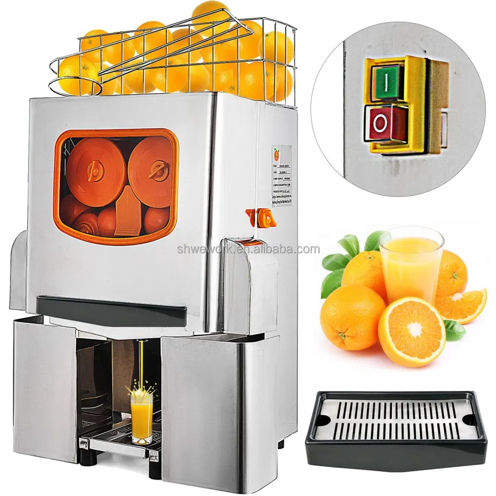 Commercial Juicer Machine Juice Extractor Orange Squeezer for 22-30 per Minute Electric Orange Juice Machine