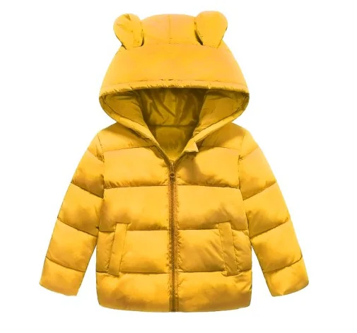 Quilted bandana shoulder denim  puffer genuine leather girls padding jacket