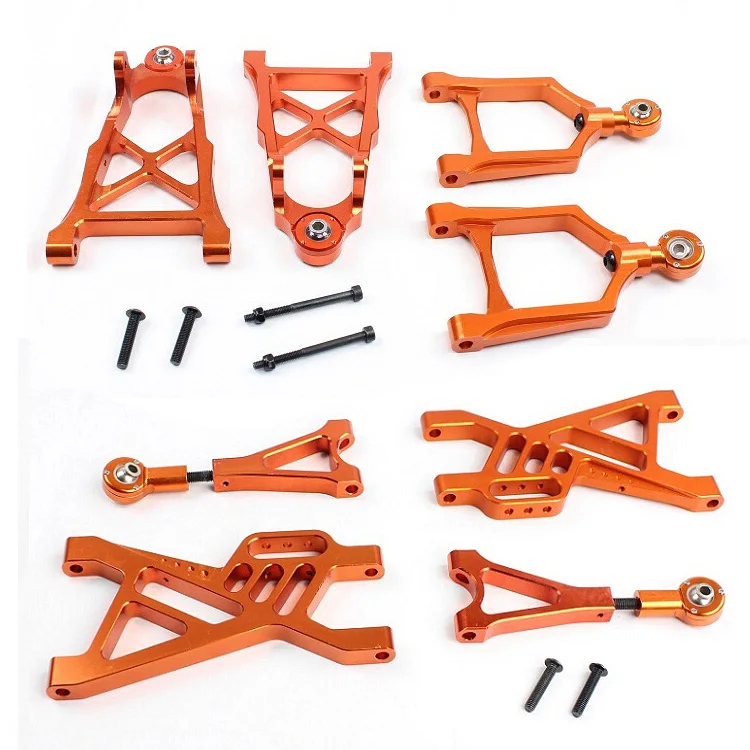Aluminum front /rear lower/upper suspension arm set for HPI Rovan KM baja 5b ,ss ,5t