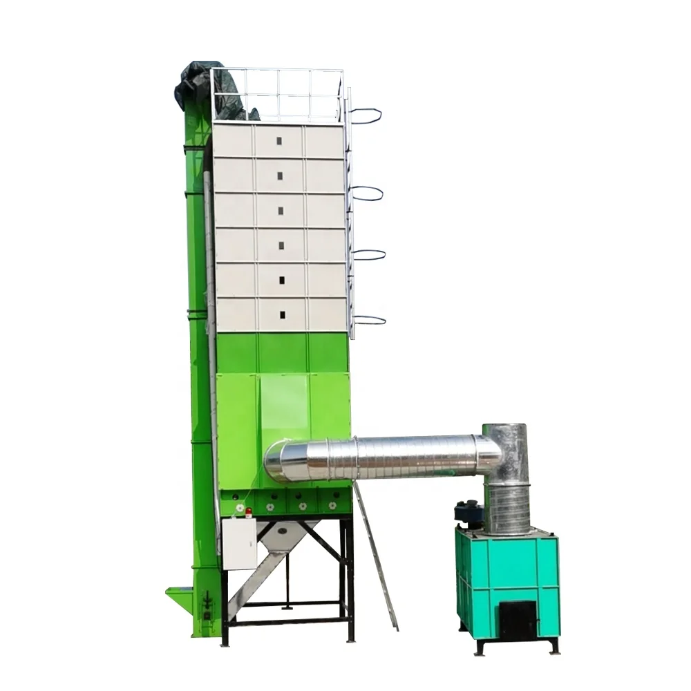 Rice Mill Plant Low Temperature Hot Wind Drier Drying Machine Grain Dry Machinery 6 tons 8 tons 10 tons Mini Small Paddy Dryer