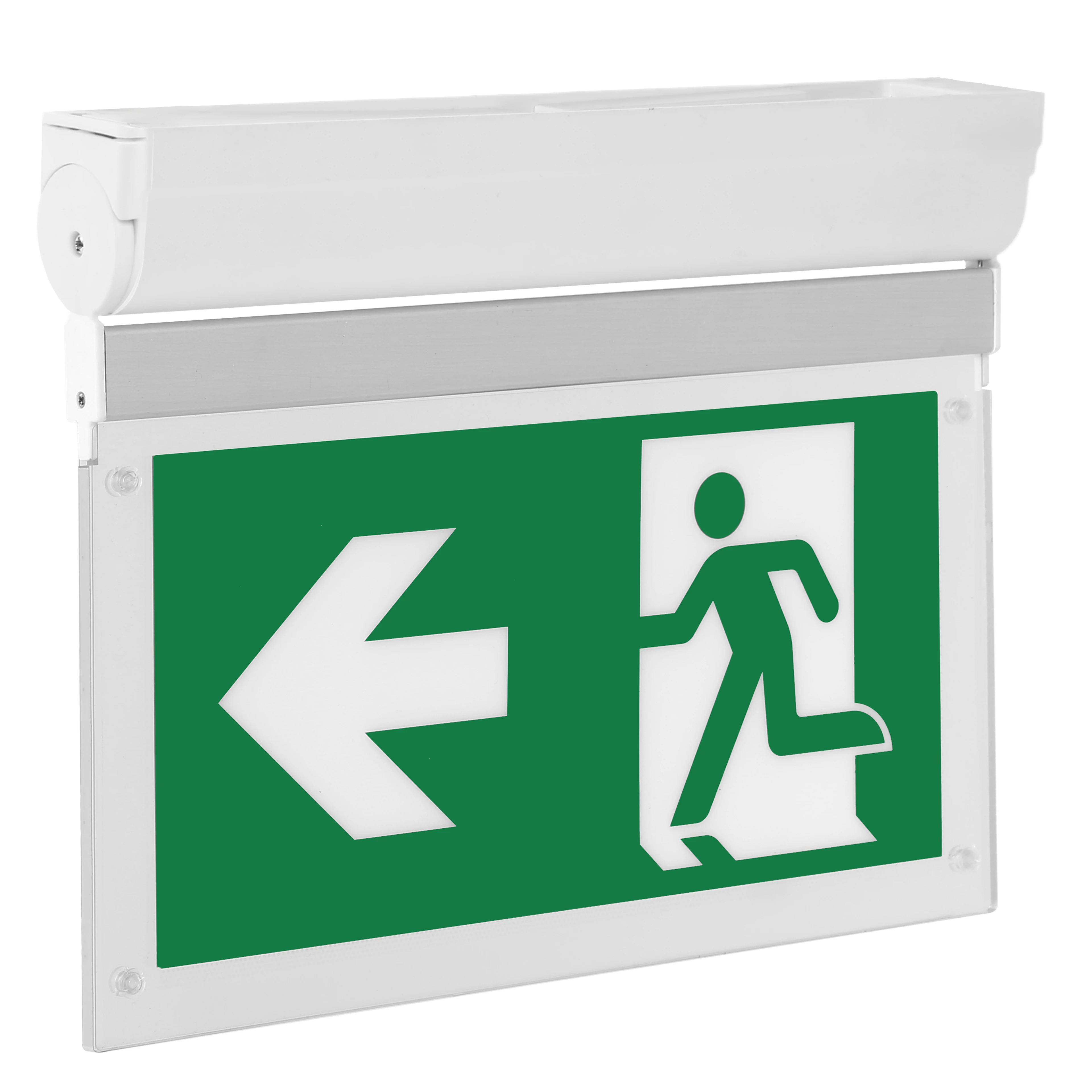 Led emergency warning exit signs ed exit light fixtures