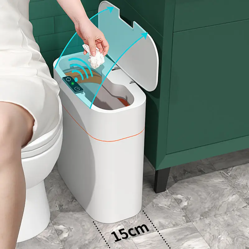 Intelligent Trash Can Smart, Sensor Dustbin Waterproof Dustbin Household Induction Garbage Bin Smart House Garbage Can/