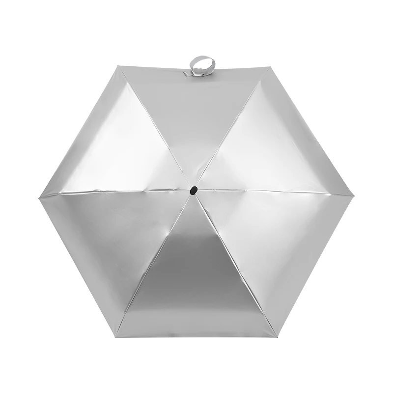 Super Hot Girl Gift Protective Travel Mini Uv Umbrella Japanese 5 Folding Umbrella