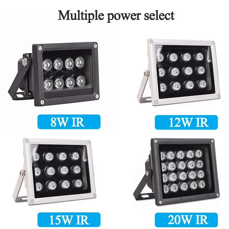 Modern Professional IP66 Waterproof LED Floodlight 200W COB Spotlight Lighting for Outdoor CCTV Surveillance for Road & Stadium