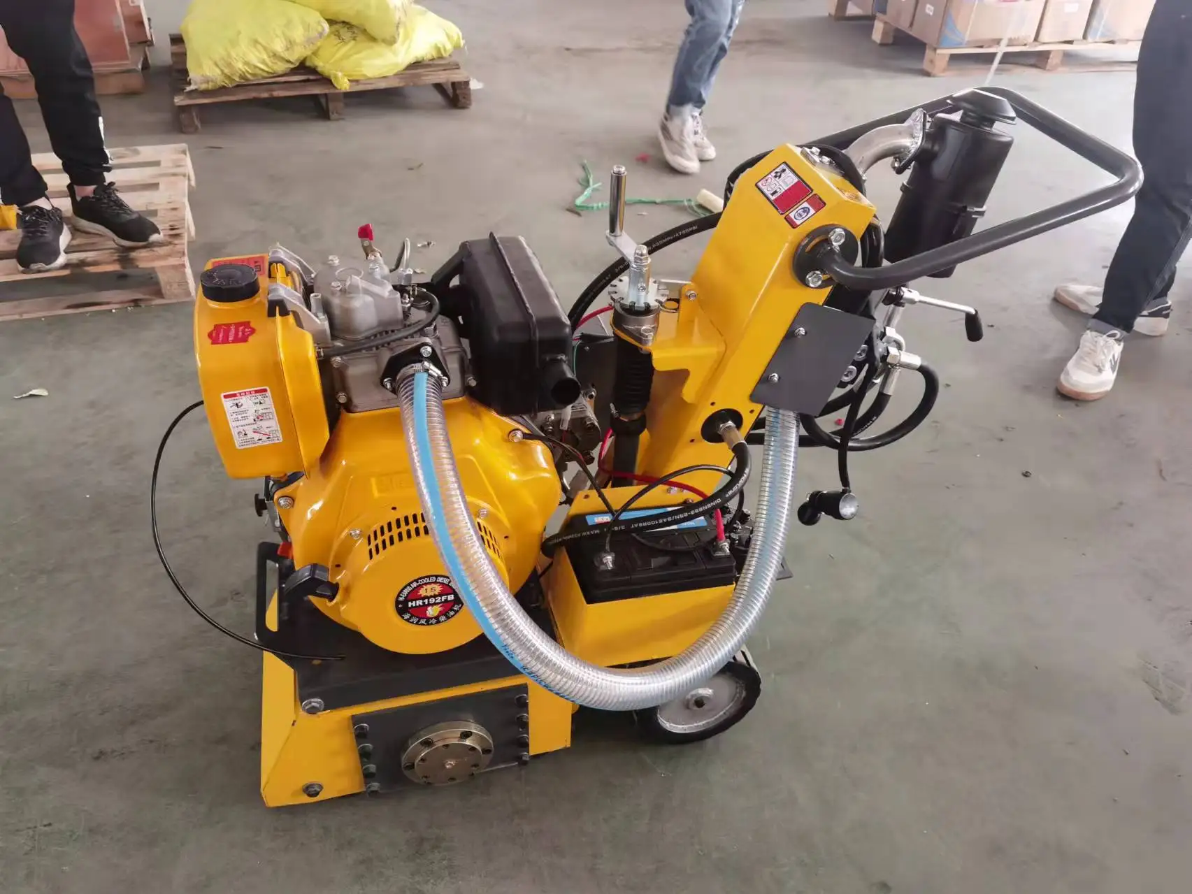 Gasoline Road marking line removal machine  Hot Melt and Cold Paint Marking Line Removing machine