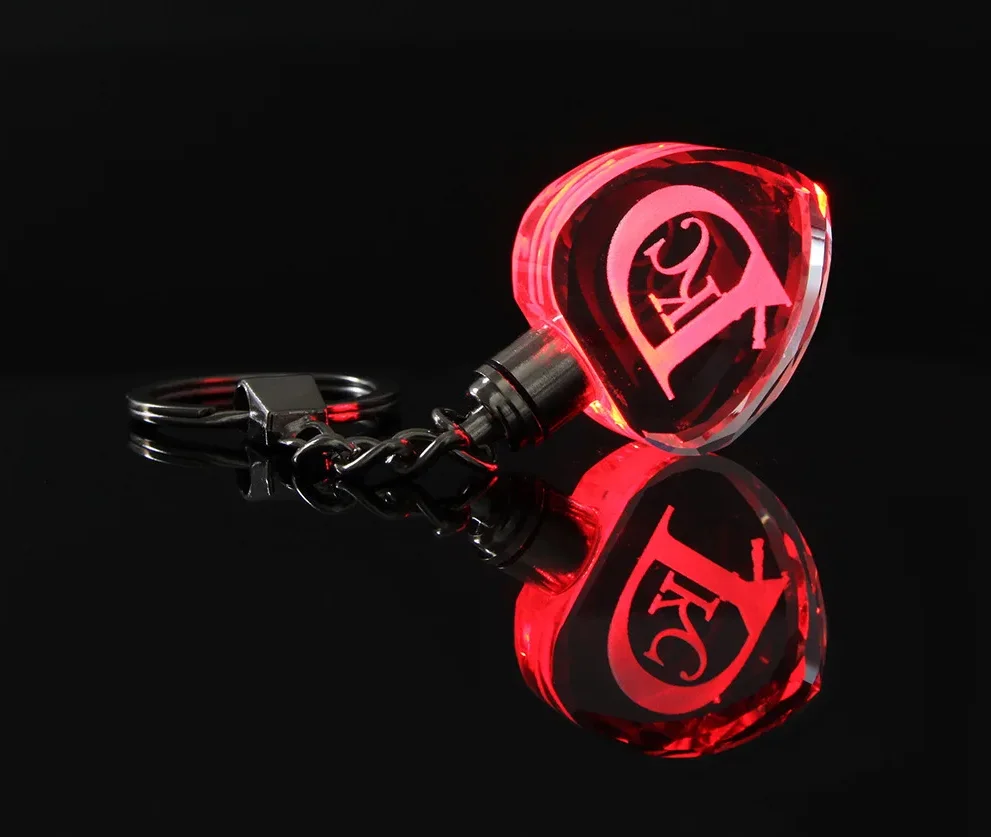 Лидер продаж 3d лазерная гравировка Хрустальное стекло брелок пустой кристалл