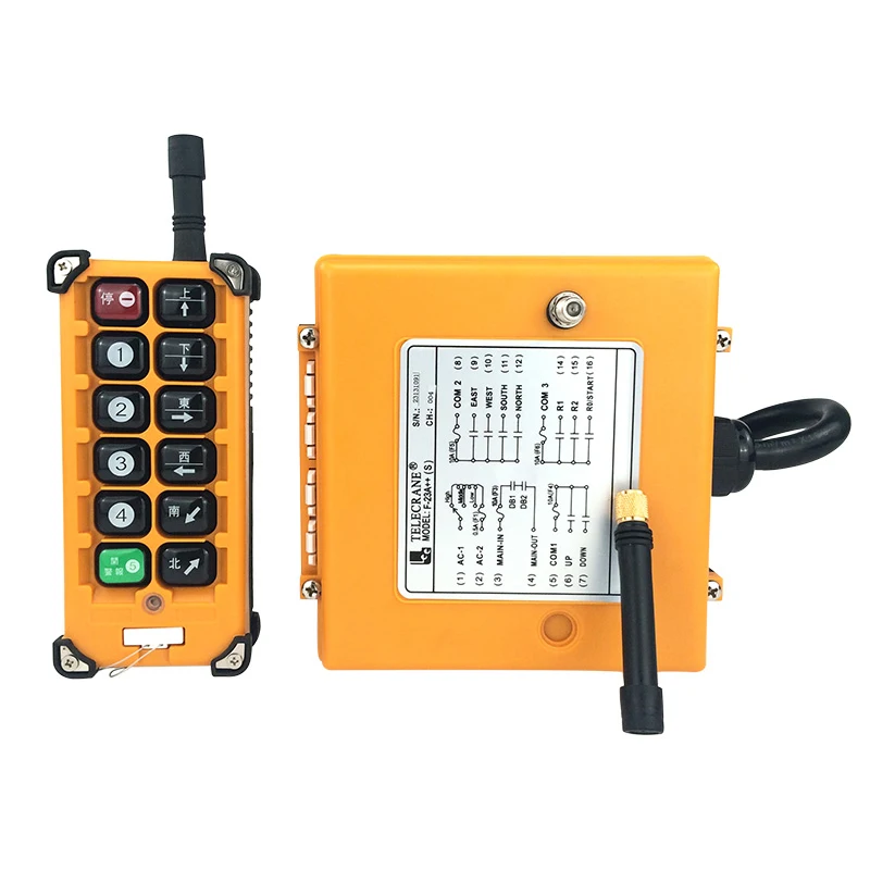 Remote control manufacturer F23-BB 24V 36V universal Industrial remote control 12 Buttons radio overhead crane remote controller