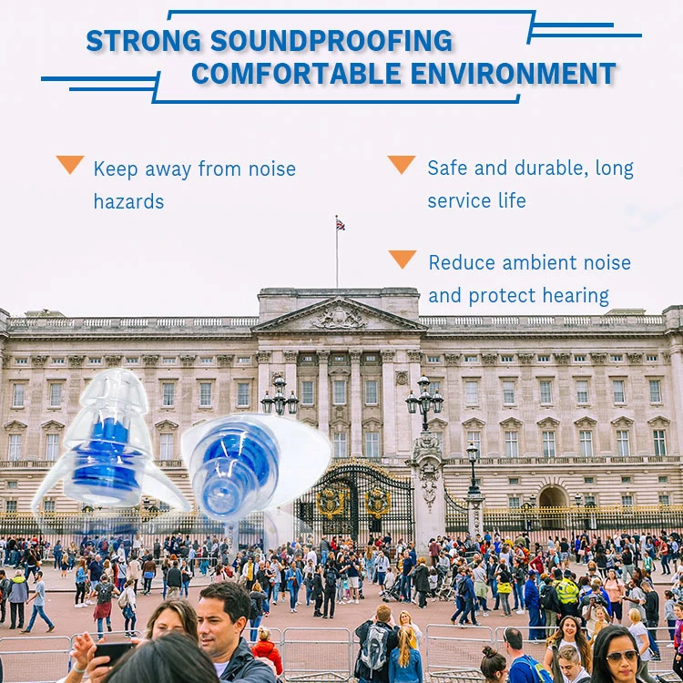 Professional High-Fidelity Silicone Music Earplugs Can Be Customized L Exclusive Logo For Concert