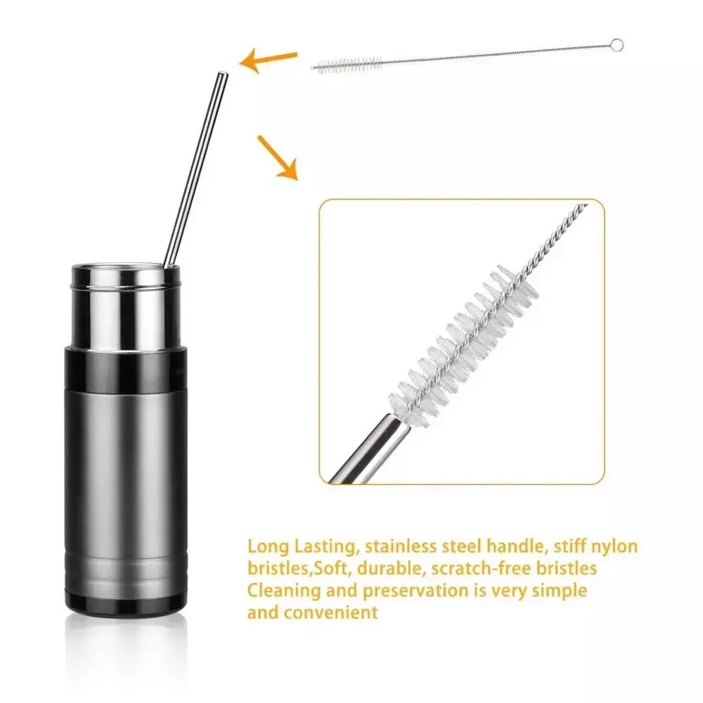 Wholesale Cheaper Durable Straw Cleaning Brush / Cleaner Brush for Silicone Glass Metal straws