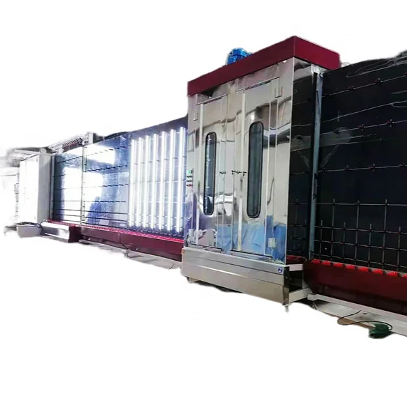 Стеклянные настенные стеклянные окна DGU производственная линия вертикальное автоматическое оборудование с двойным остеклением