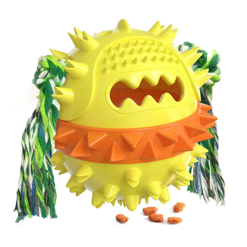 2021 New Biting Pet Leaking Food Ball Squeaking Small and Medium-sized Dog Toy Chew Toys for Cats Paper Everyday Presents