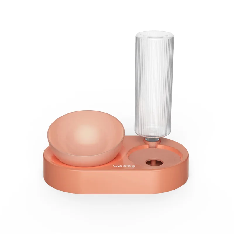 
Luxury Hot Selling Pet Supplies Water and Food Bowl Set Feeding Automatic Food And Water Dispenser New Design Double Food Bowl 