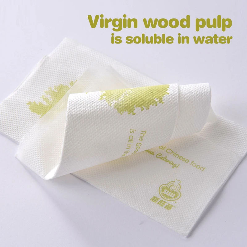 Most Popular Personalized Customized Printed With Logo Cocktail Paper Napkins