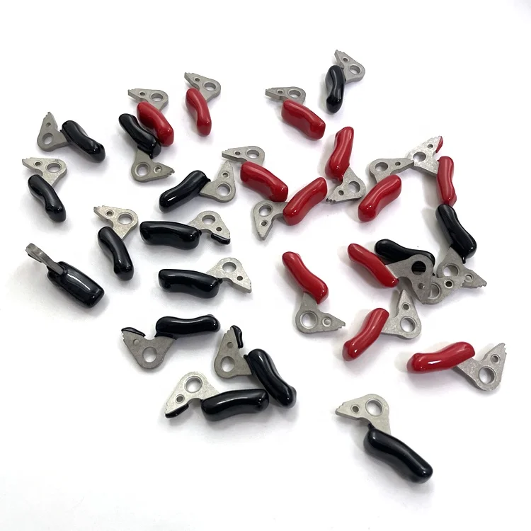 Professional manufacture metal hardware customized colors PVC plastic dipping anti-slip coating
