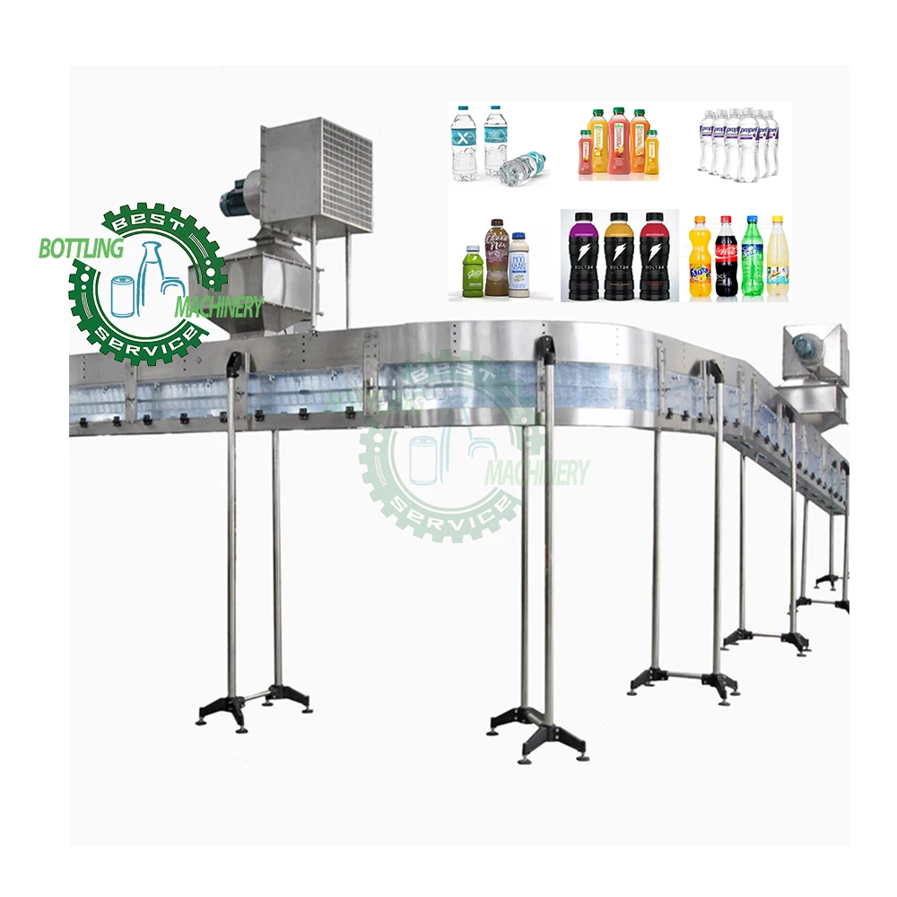 Stainless Steel blow transfer Transport air conveyor conveyer conveyors for light water bottles