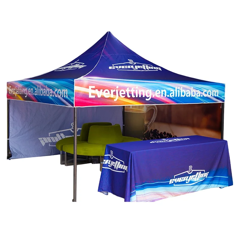 OEM Factory Trade Show Tent 10x10ft 10x20ft Pop Up Canopy Promotional Advertisement Tent Canopy Custom Design
