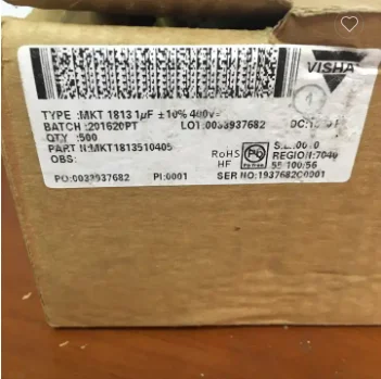 Metal Film Capacitors  1813 1UF 400V Axial Capacitor  105 400VDC Polyester Super Condenser SH Capacitor 400v