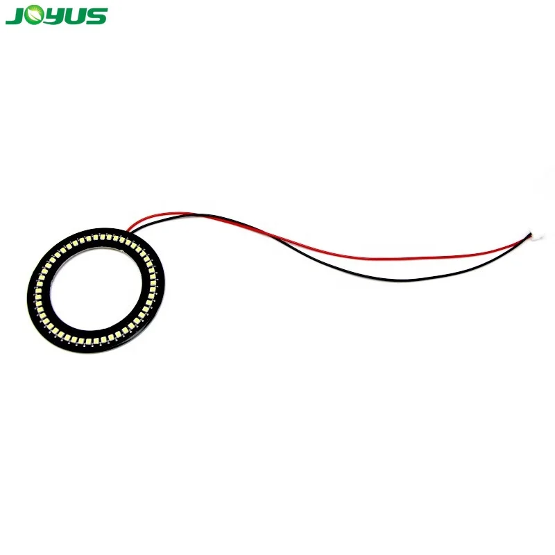 Круглая светодиодная кольцевая лампа круглая Светодиодная настольная zen smd2835 6 В 50 светодиодов диаметр 6000 К белый 90 мм 60 9 Вт 12 2024 по индивидуальному заказу