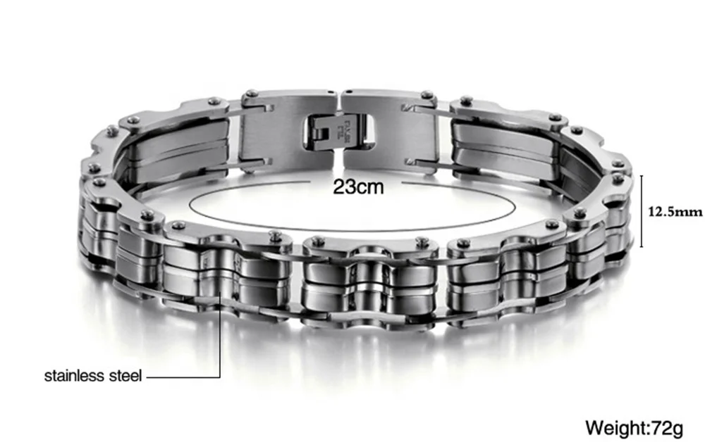 Retro Jewelry Punk Style Stainless Steel Infinite Vintage Boys Bracelet Design