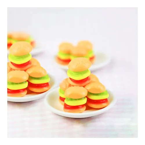 Popular Selling Hamburger Gummy Multi Color Soft Jelly Candy Making Machine with New Technology