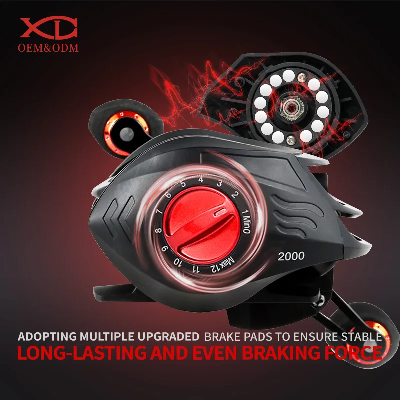 XDL manufacturer GR:7.2:1  3+1BB cheap fishing reels offshore bait caster fishing reels