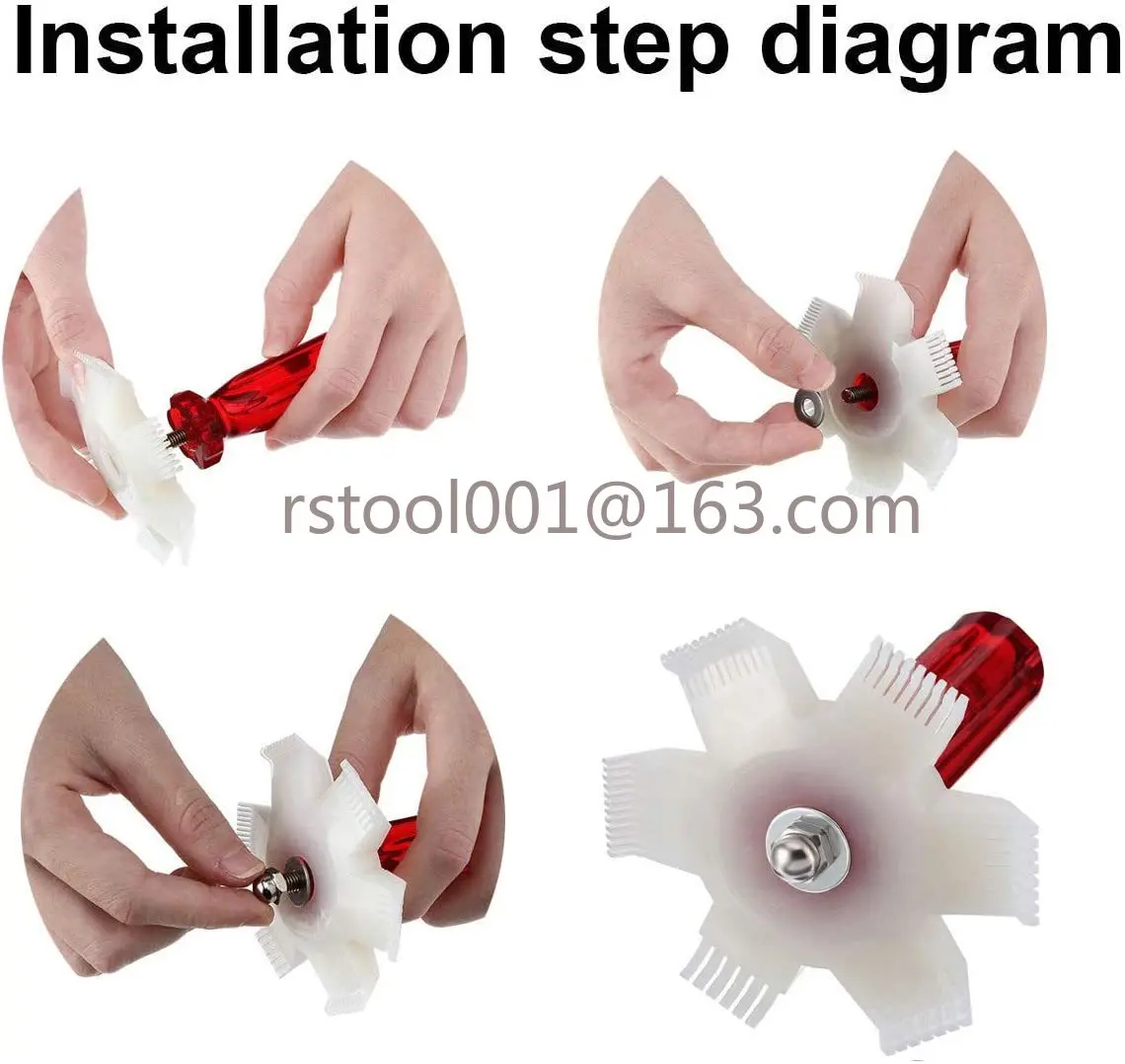 Car A/C Radiator Condenser Evaporator Fin Coil Comb Air Conditioner Coil Straightener Cleaning Tool Auto Cooling System
