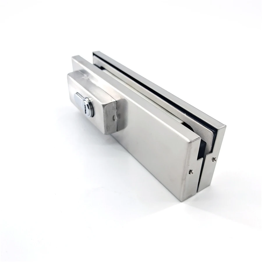 Hot Sale Glass Door Lock Frameless Glass Door Lock Patch Fitting Glass Door Lever Locks With Key