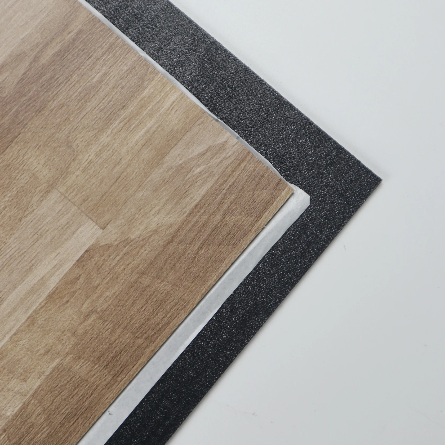 Wood grain PVC Floor Best Self Adhesive Floor Tiles Waterproof Cheap Peel And Stick Vinyl Tile