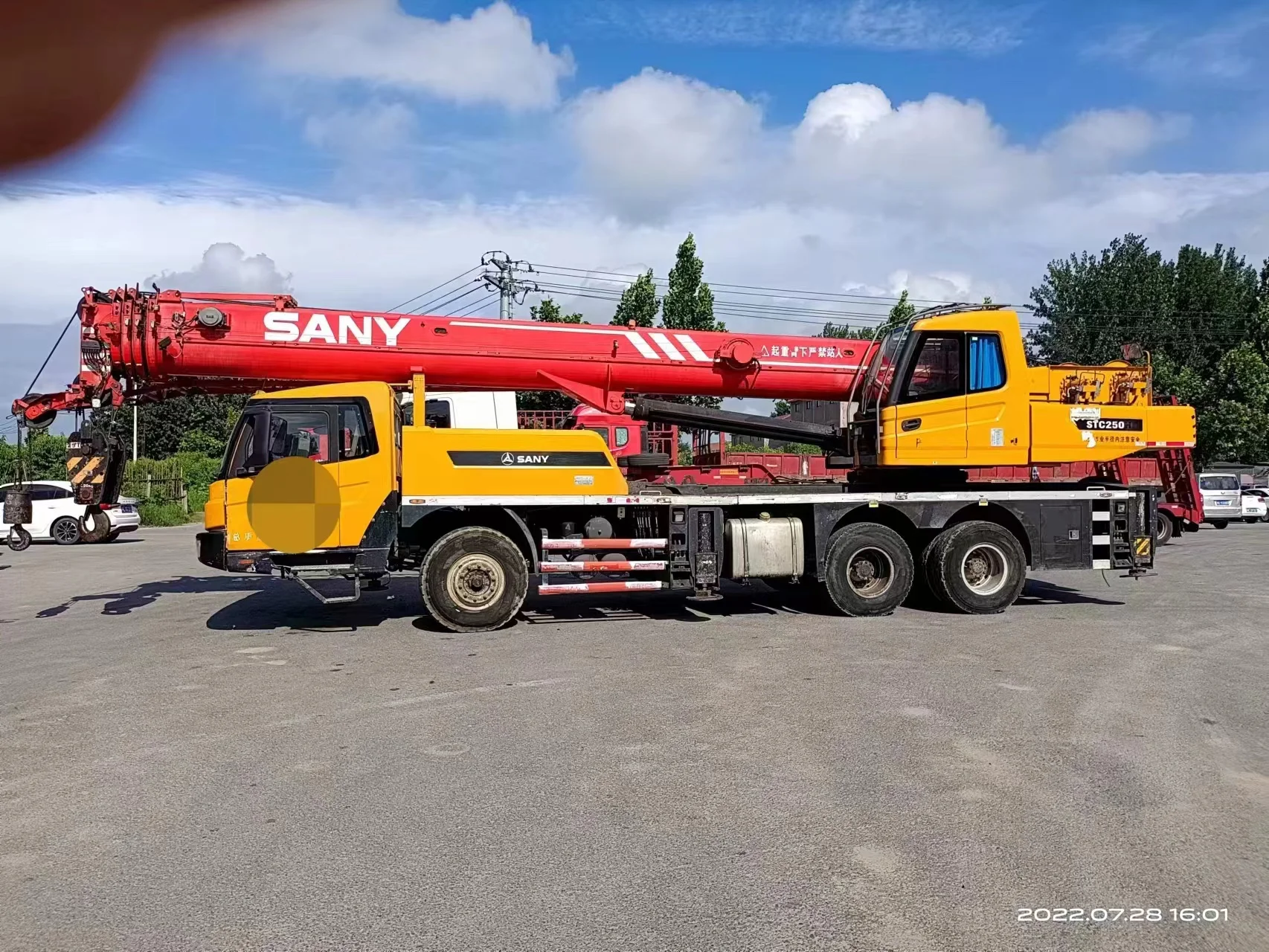STC250 25 Ton Hydraulic Crane Telescopic Boom Truck Crane International Level Heavy Lift Mobile Truck Crane
