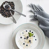 Nordic Modern Home tableware blue Glazed deep Plates Bowl Ceramic Dinnerware for hotel Restaurant porcelain Salad dessert bowls  .jpg