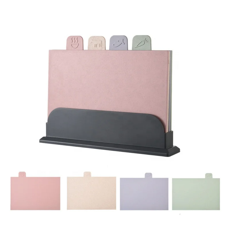 Multi-functional Professional Plastic Wheat Straw Cutting Board Chopping Blocks Nice Quality Cutting Board  for kitchen