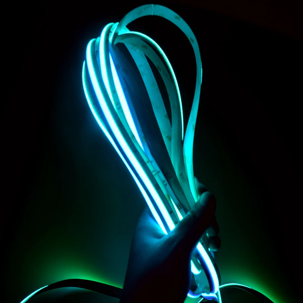 Красный зеленый синий оранжевый фиолетовый розовый лед синий полосы 8 мм 10 мм Гибкая светодиодная лента