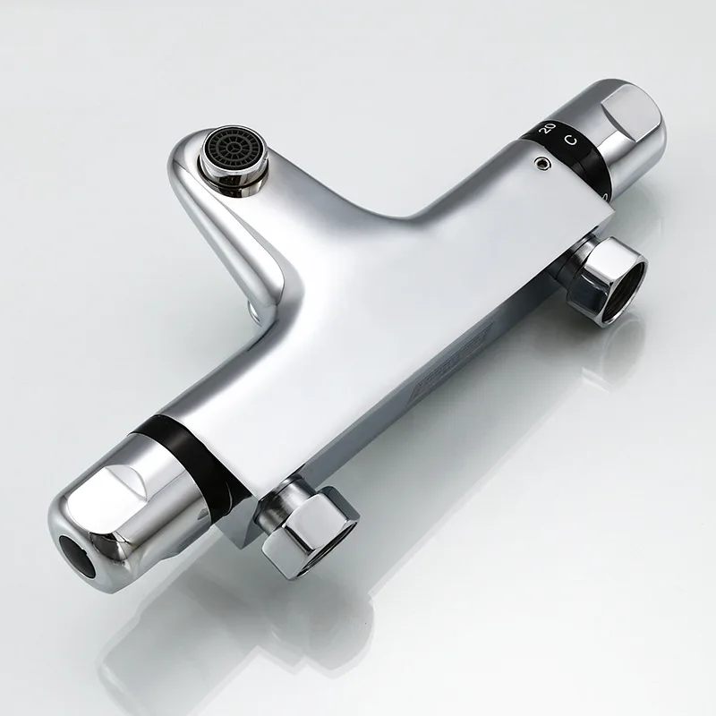 Handle Bathtub and Shower Faucet Brass Shower Mixer Tap Black Wholesale Economic Hot and Cold Zinc Alloy Sale Body Cross Style