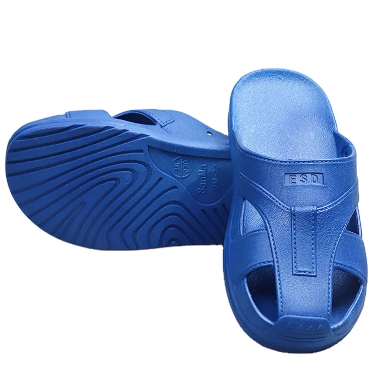 Skillful Manufacturer Breathable Work Shoes Non-Slip Spu Slipper Antistatic Slippers