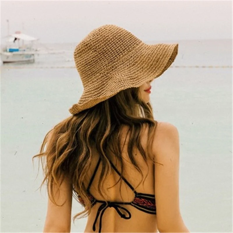 B13987A factory wholesale summer women sun straw hats