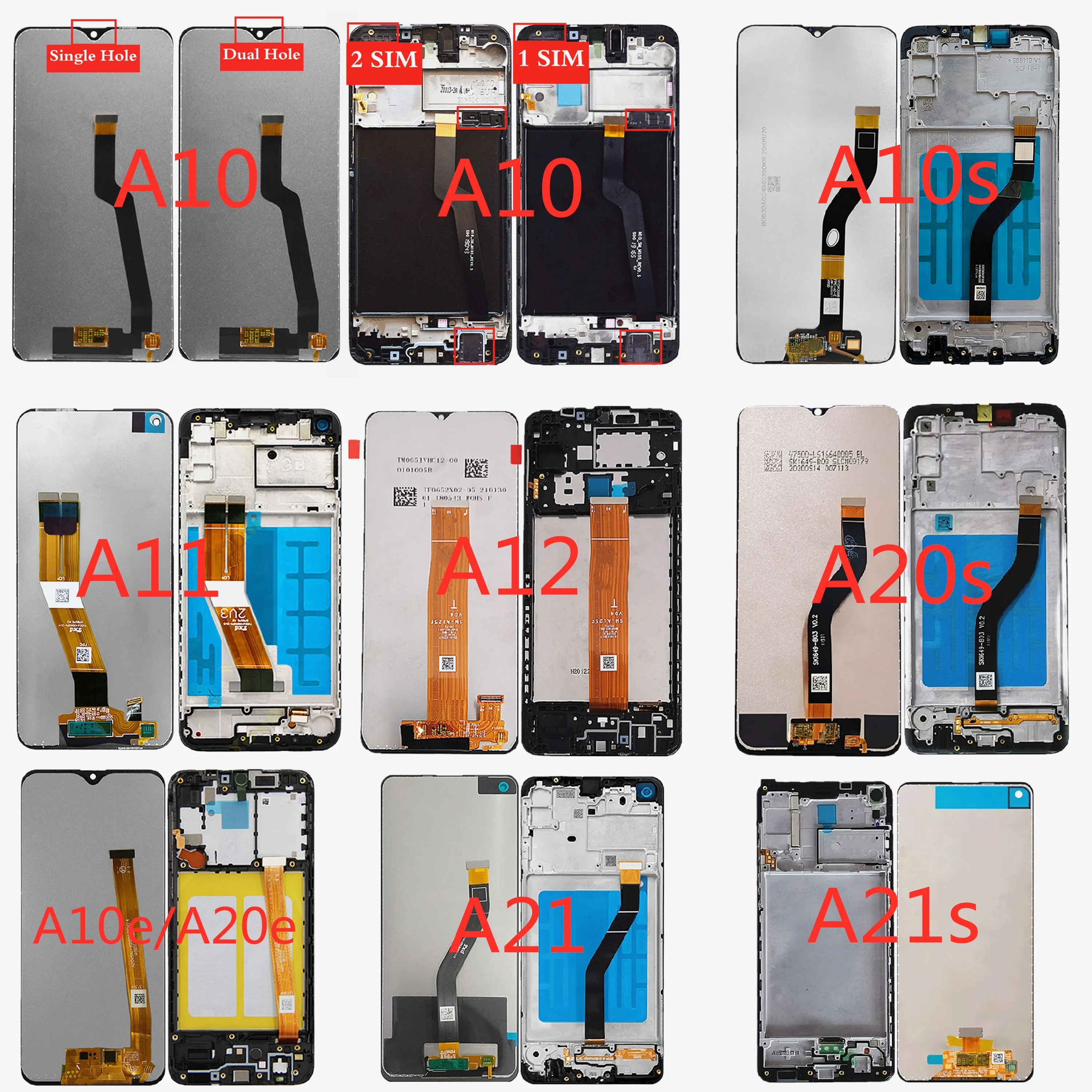 For Tecno LCD Screen Wholesale Models LCD For Tecno Spark 4 5 Air Screen For Tecno Screen