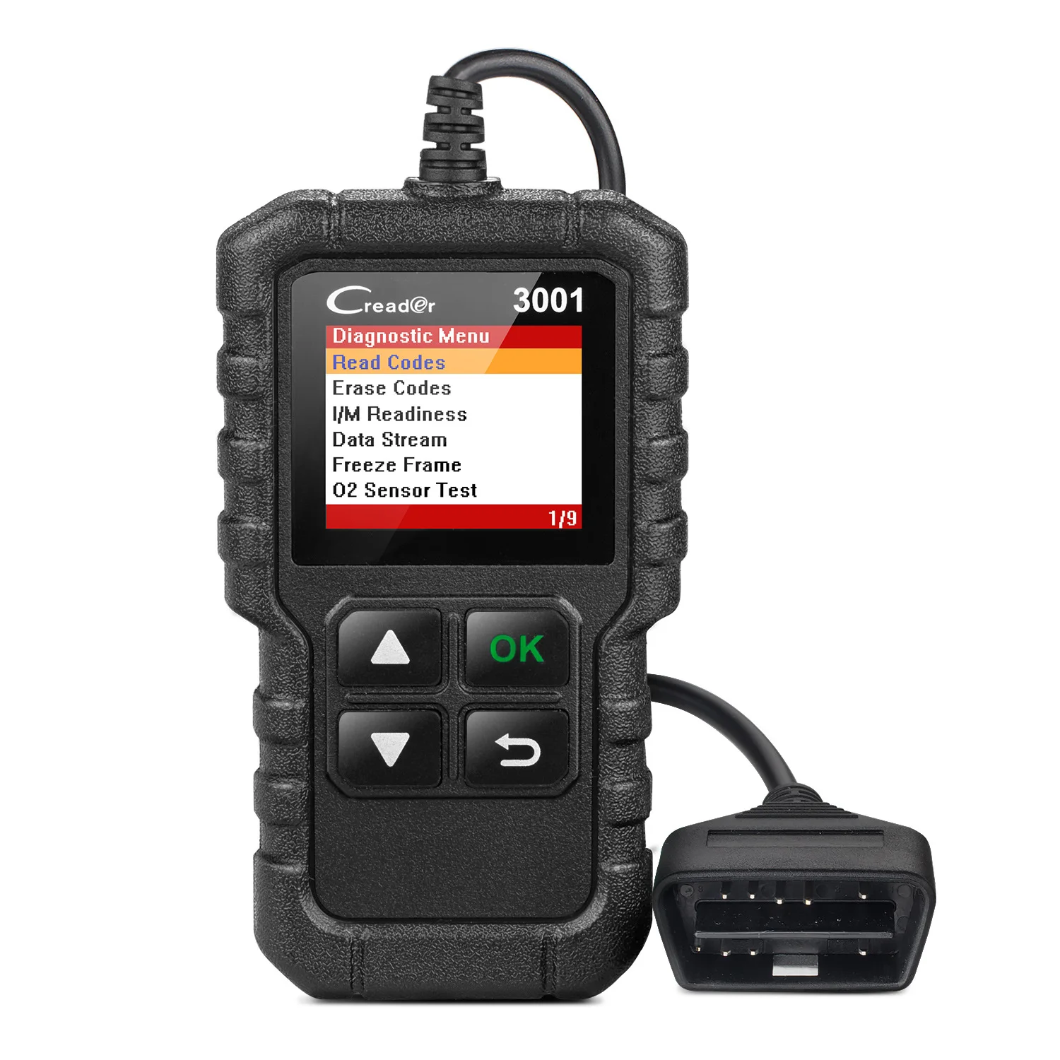 Запуск X431 Creader /CR3001 OBD II сканер диагностический инструмент obd2