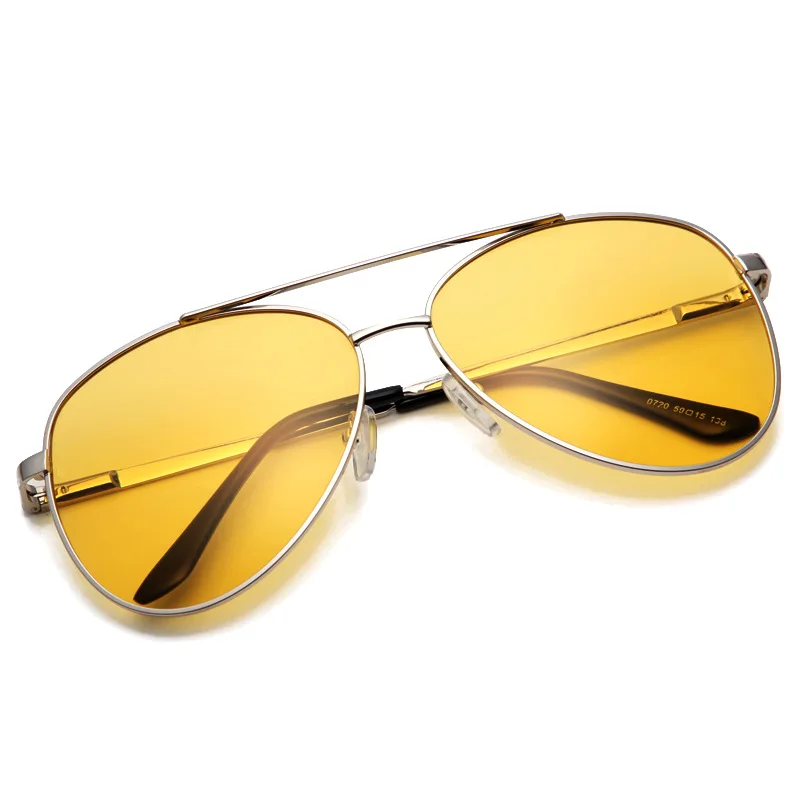  New Hot Sale Vintage Retro Fashion Polarized Night Vision Color Change Classical Ray Band Sunglasses for Pilot