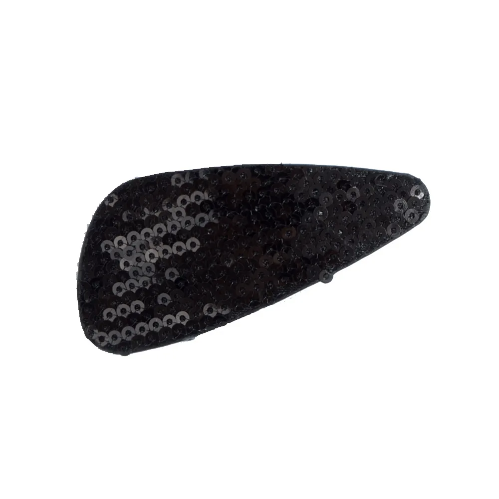 Europe America Sweet Style Diagonal Triangle Sequin Hair Clip Laser Shining BB Hairclip for Girls