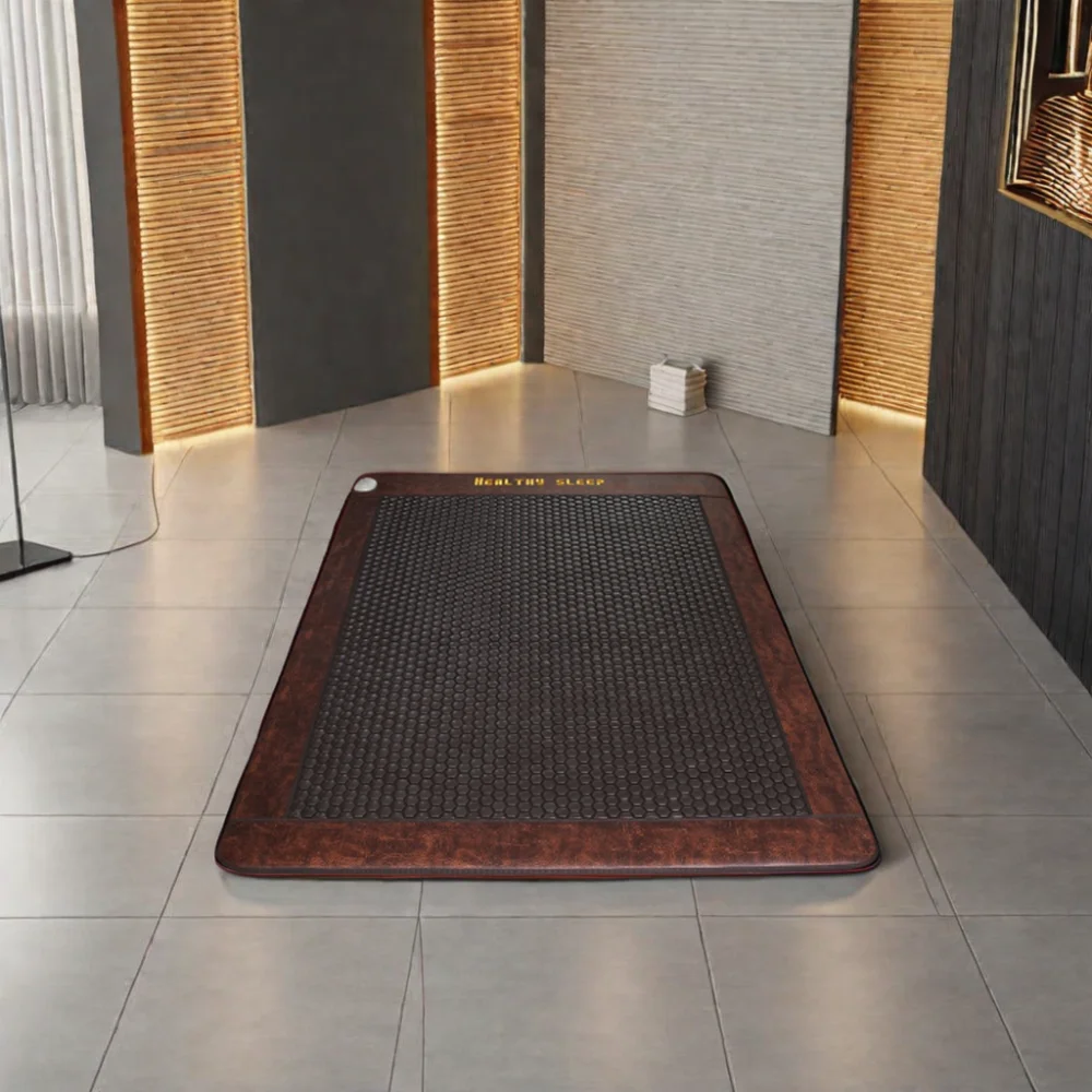 Tourmaline FIR Pad Thermo Heat PEMF Mat Infrared Sauna 660nm Photon Mattress