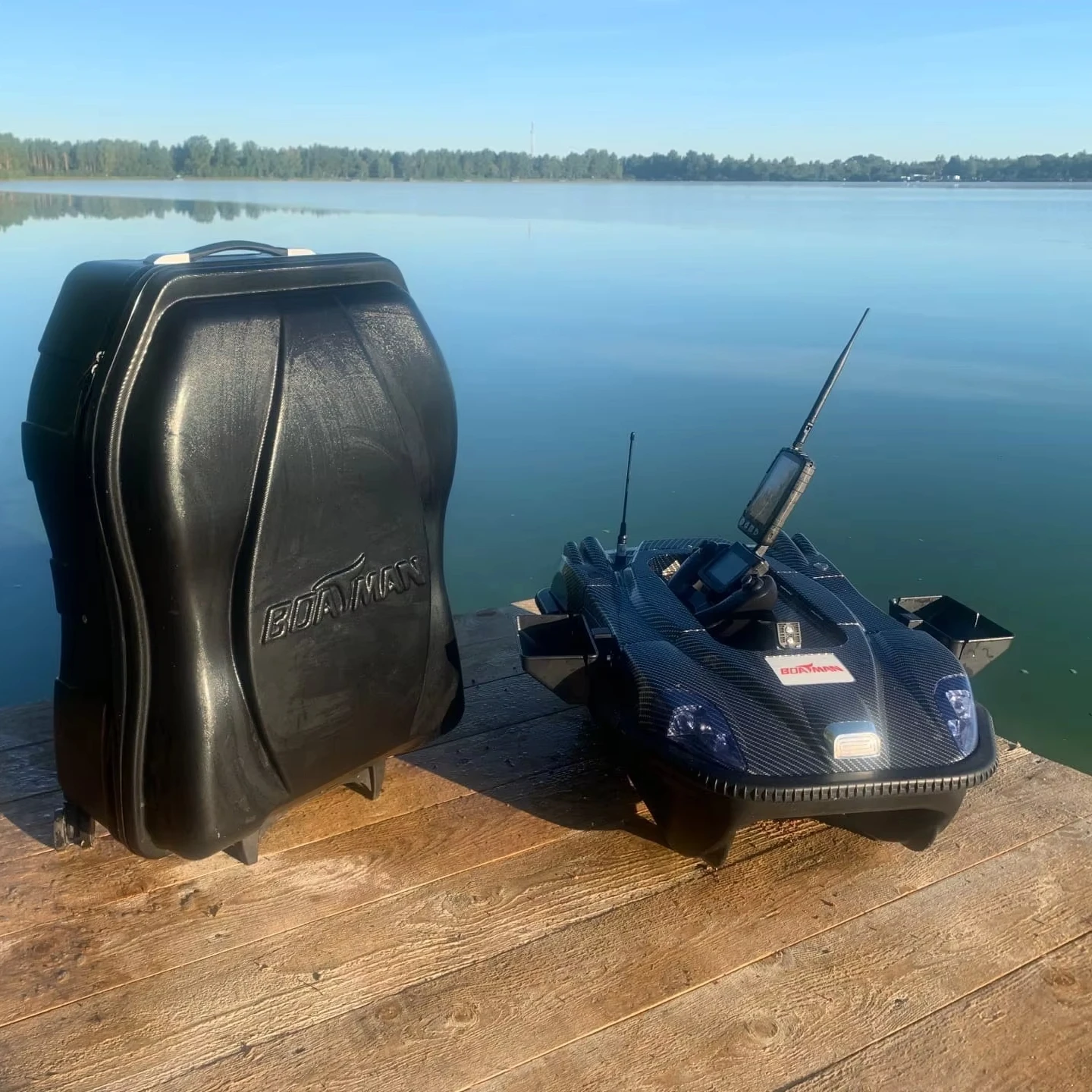 Boatman Leader Pro Bait Boat Tackle 7 kg Loading Bait Remote Control 500M with Gps and Sonar for Carp Fishing Bait Boats