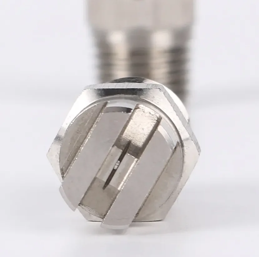 1/4' 65 Degree 304SS High Pressure HU HVV Flat Fan Jet Spray Nozzle For Orbit