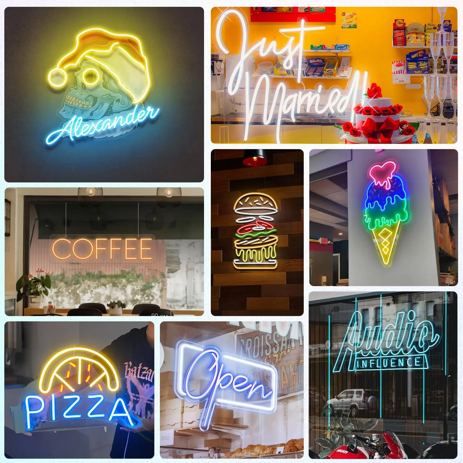 FLUO Dropshipping Free Design Custom Led Neon Light Neon Sign Custom Led Neon Light Logo Sign For Bedroom Birthday Party Home
